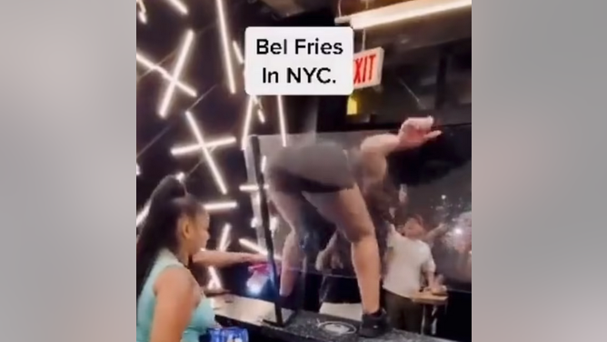 Bel Fries destroyed extra sauce charge