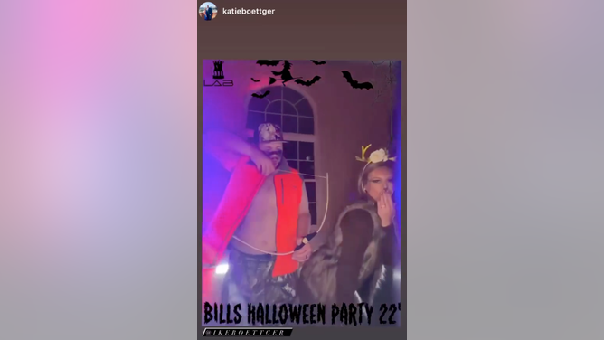 Bills Halloween party 2022 photos Josh Allen house