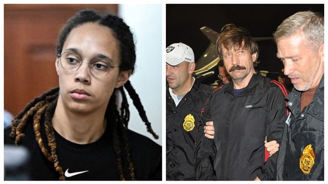 WNBA star Brittney Griner released from Russian custody. (Credit: Getty Images)