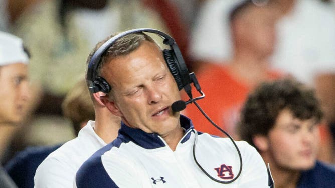 Will the Auburn Tigers fire head football coach Bryan Harsin? (Photo by Michael Chang/Getty Images)