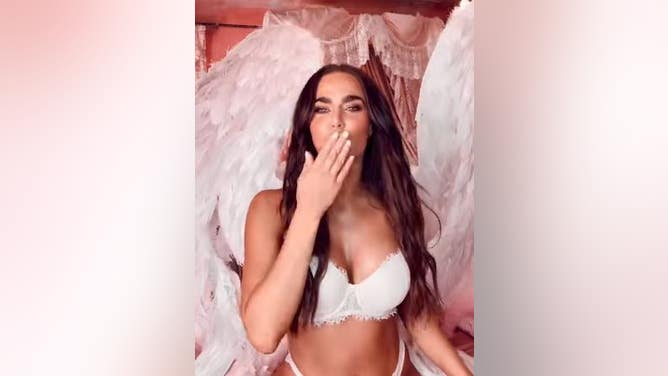 Former WWE Superstar C.J. Perry does a Victoria's Secret-style photo shoot