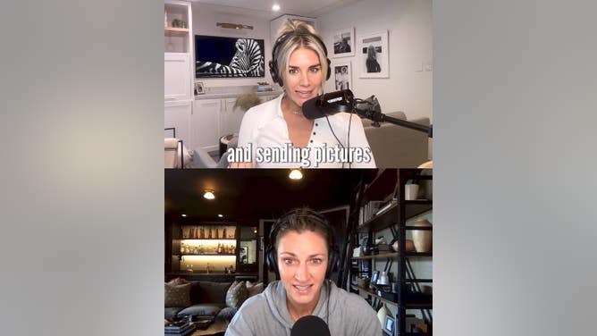 Charissa Thompson and Erin Andrews sexting on a plane