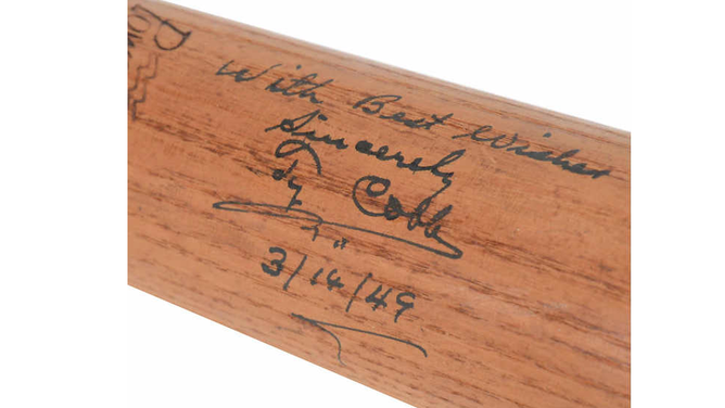 Costco Ty Cobb bat for sale