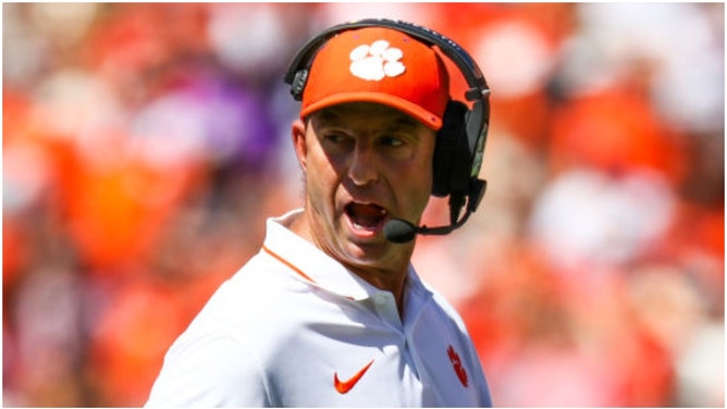 Clemson football coach Dabo Swinney seems to be living in a fantasyland these days. He had a delusional reaction to the team's 2-2 start. (Credit: Getty Images)