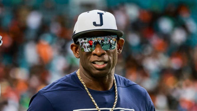 Jackson State coach Deion Sanders confirms he's been offered Colorado job.