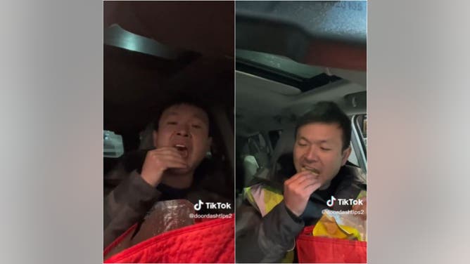 DoorDash Driver Records Himself Eating A Customer's Food After Receiving A $1 Tip