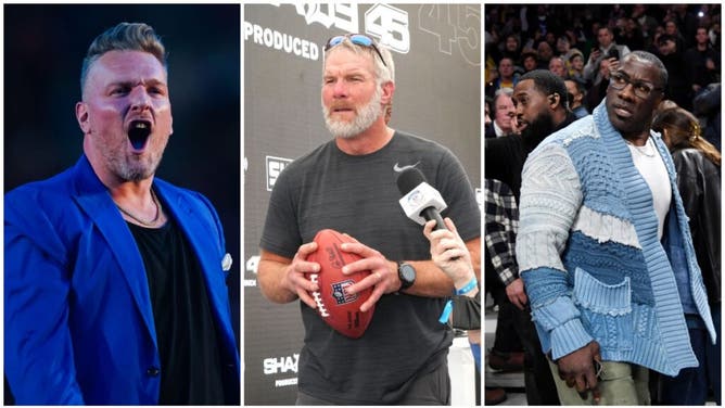 Pat McAfee officially served papers by Brett Favre.