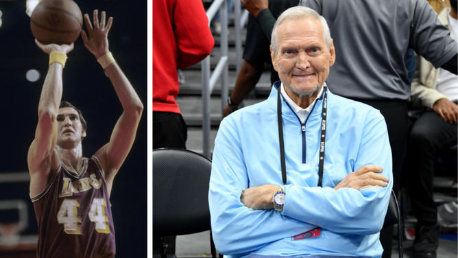 Jerry West Gave The Browns A Pep Talk Ahead Of Game Vs. Rams