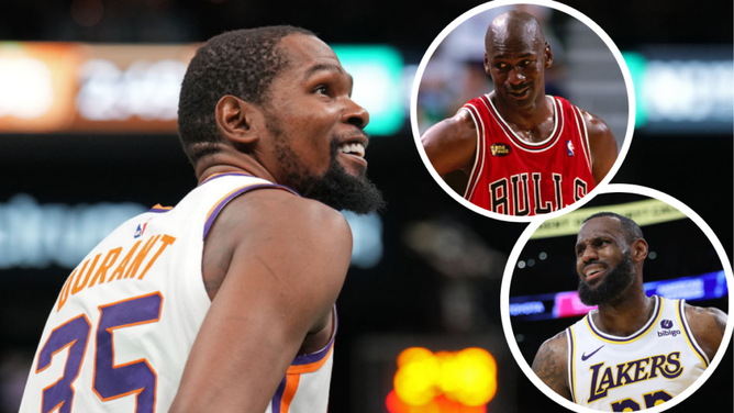 Kevin Durant Believes He Belongs In The GOAT Conversation With Jordan And LeBron