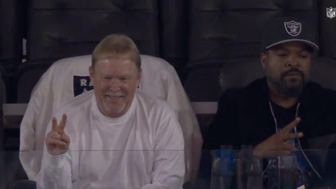 Las Vegas Raiders owner Mark Davis hanging with Ice Cube less than a week after being spotted with Hayden Hopkins.