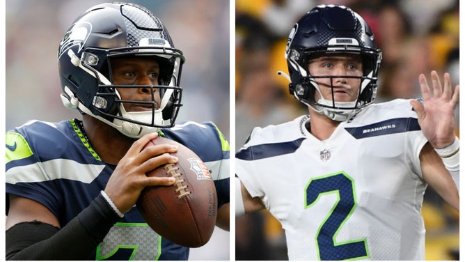 Seattle Seahawks name Geno Smith starting quarterback over Drew Lock. (Credit: Getty Images)