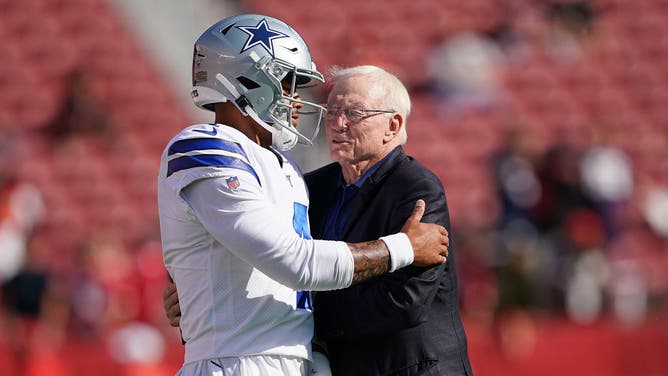 A lot of people blaming the guy on the left (Dak Prescott) for the Dallas Cowboys failures, but it's more about the guy on the right (Jerry Jones).