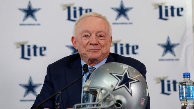 Jerry Jones said nothing about his coaching situation after the Cowboys lost a playoff game against the Green Bay Packers