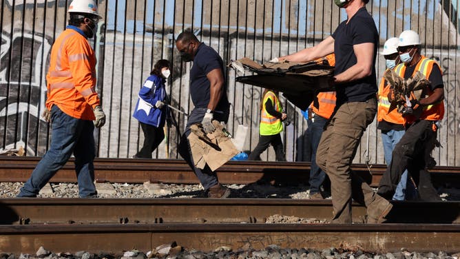 Governor Newsom cleans up the tracks