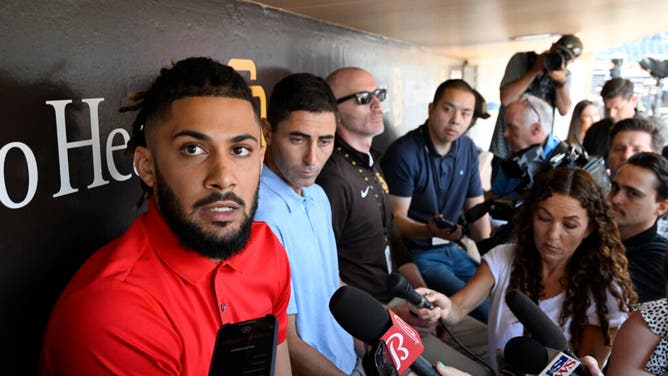 Fernando Tatis finally addressed the media about his PED suspension.