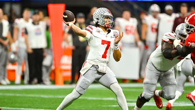 Ohio State QB CJ Stroud officially declared for the NFL Draft, which was the smart move, since he's a Top 2 pick in OutKick's mock draft.