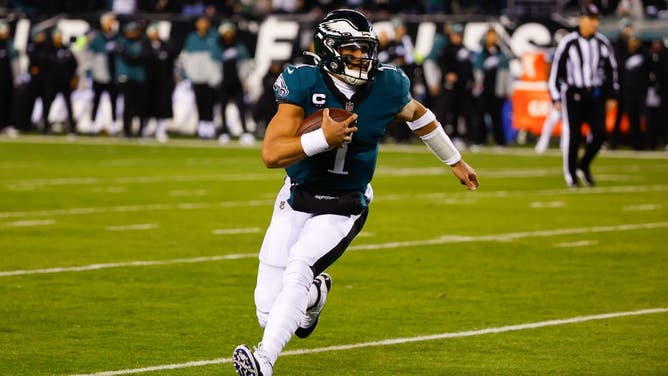 We're fading the Eagles and Jalen Hurts with one of our NFL betting picks on Conference Championship Sunday