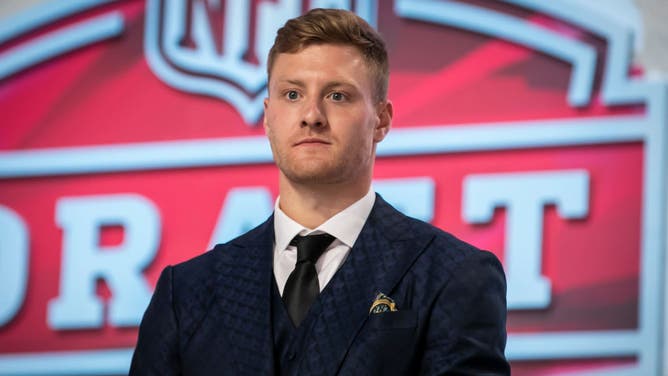 Will Levis during Round One of the 2023 NFL Draft. The Indianapolis Colts passed on Levis, electing to draft Anthony Richardson instead.
