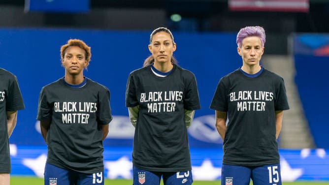 The USWNT's disrespect for the United States of America and radical left-wing politics make it difficult to root for them at the World Cup.