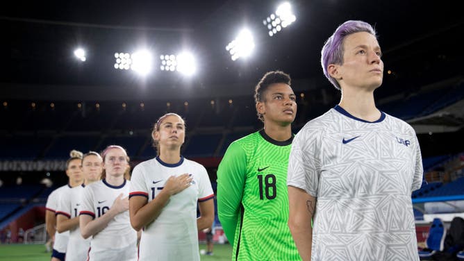 Expect Megan Rapinoe to begrudgingly stand for the national anthem prior to US Women's National Team games at the Women's World Cup, which started Thursday.