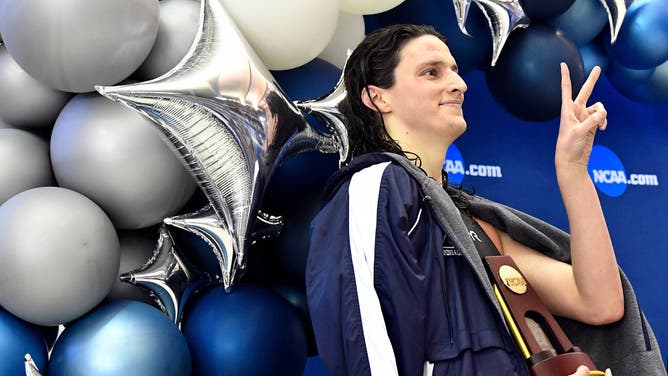 Lia Thomas, a biological male, took a trophy away from a deserving female athlete by competing in the women's category in NCAA swimming.