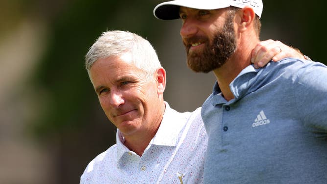PGA TOUR Commissioner Jay Monahan previously denounced players like Dustin Johnson who left for LIV Golf.