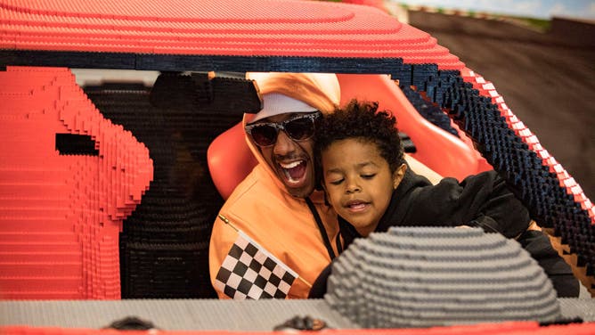 Nick Cannon and son