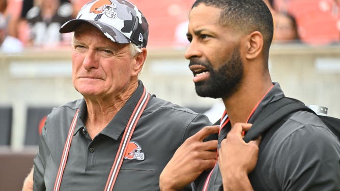 Browns GM Andrew Berry and owner Jimmy Haslam have a lot to discuss
