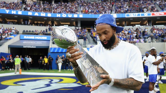 Odell Beckham helped the Rams win the Super Bowl.