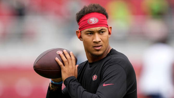49ers quarterback Trey Lance is working out with Patrick Mahomes and getting ready for next season.