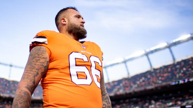 The Minnesota Vikings hosted a visit with OL Dalton Risner, who played for the Denver Broncos last season and nearly fought Brett Rypien.