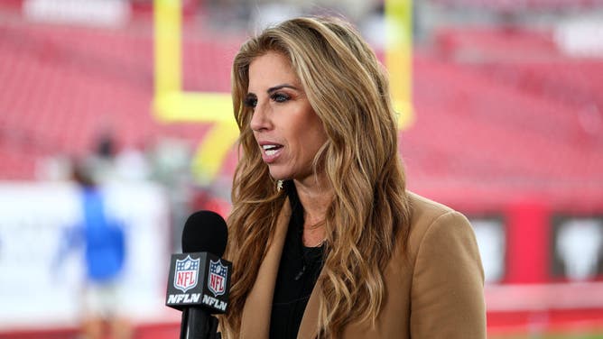 NFL Network host Sara Walsh went on a long-winded rant about her husband, and men in general, playing too much golf.