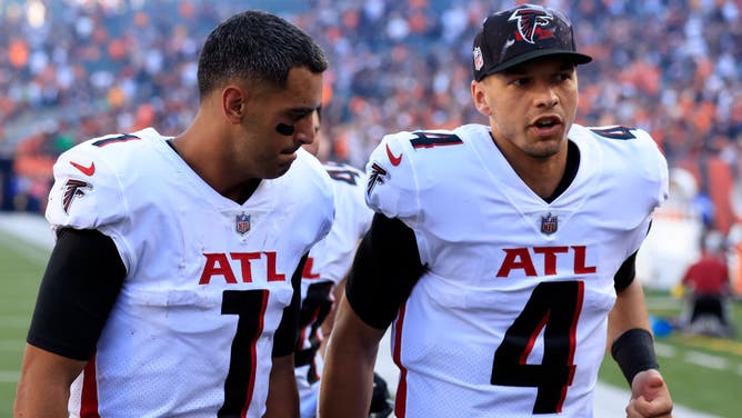The Marcus Mariota era is over and the Desmond Ridder era is about to begin for the Atlanta Falcons according to Arthur Smith.