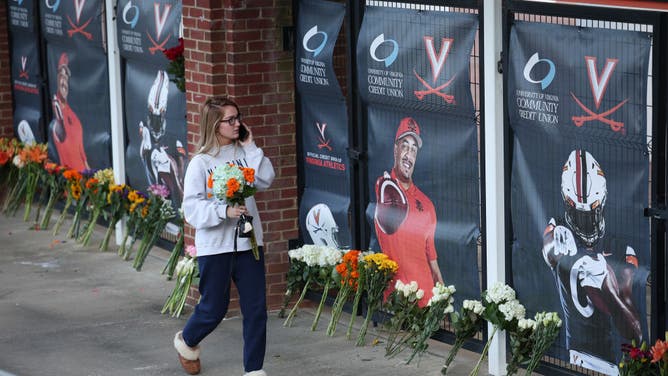 Virginia football players travel to funerals with help of New England Patriots.