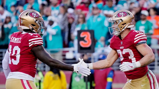 Expect the 49ers to use Christian McCaffrey and Deebo Samuel to keep the clock moving and back the Under with your NFL betting pick.