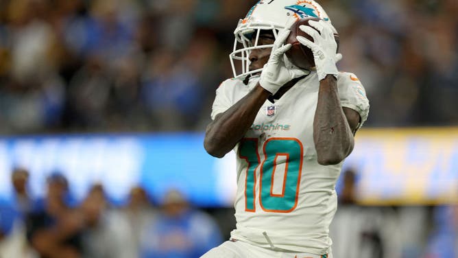 Dolphins WR Tyreek Hill finds a way to contribute even when his quarterback is struggling to get him the ball.