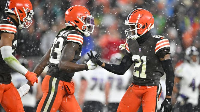 Browns-Saints features a winter storm warning, and the Browns are no stranger to playing games in snow -- they just did last week against Baltimore.