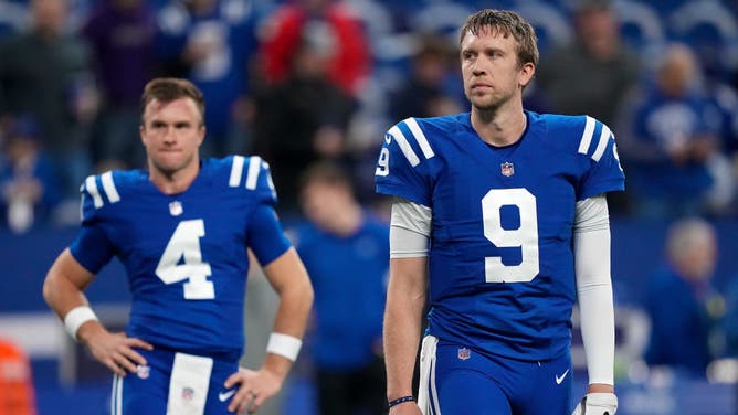 Jeff Saturday's decision to start Nick Foles over Sam Ehlinger for the Colts is questionable, at best.