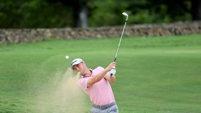 Justin Thomas hits a shot during practice prior to the Sentry Tournament of Champions at Plantation Course at Kapalua Golf Club in Lahaina, Hawaii.