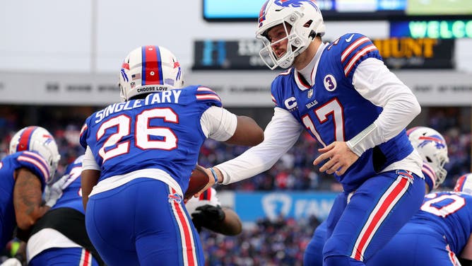 Expect more Devin Singletary and James Cook runs than Josh Allen rushes in the AFC Wild Card matchup against Miami.