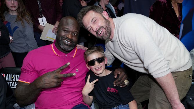 Shaquille O'Neal and Ben Affleck