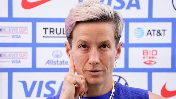 Former UK swimmer Riley Gaines says US Soccer player Megan Rapinoe is partially to blame for the push to allow men to compete against women.