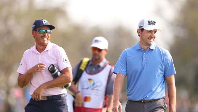 Rickie Fowler and Patrick Cantlay during the Arnold Palmer Invitational. Fowler, along with Justin Thomas, Adam Scott and Will Zalatoris, defended Cantlay prior to the Rocket Mortgage Classic.
