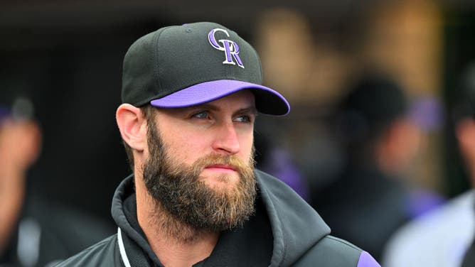 Pitcher Jake Bird of the Colorado Rockies got the start against the Cincinnati Reds on Wednesday after minor leaguer Karl Kauffman couldn't get to the ballpark in time.