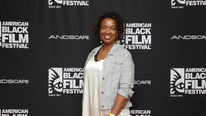 Editor-in-Chief of Andscape -- an ESPN and Disney-owned website -- Raina Kelley attends the 2023 American Black Film Festival.