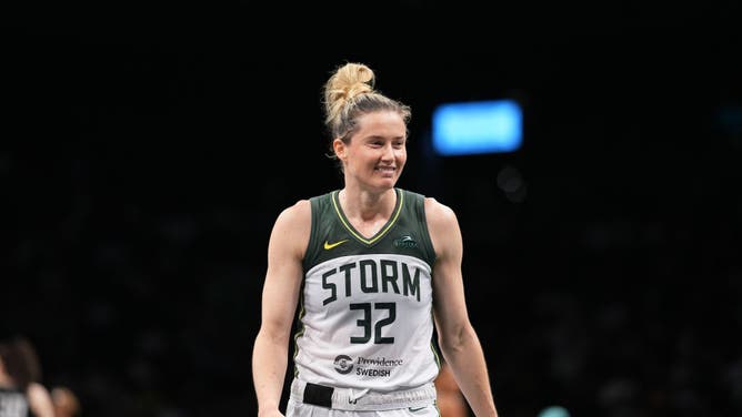 WNBA player Sami Whitcomb dropped her gum on the floor, picked it up and put it right back in her mouth and continued playing.