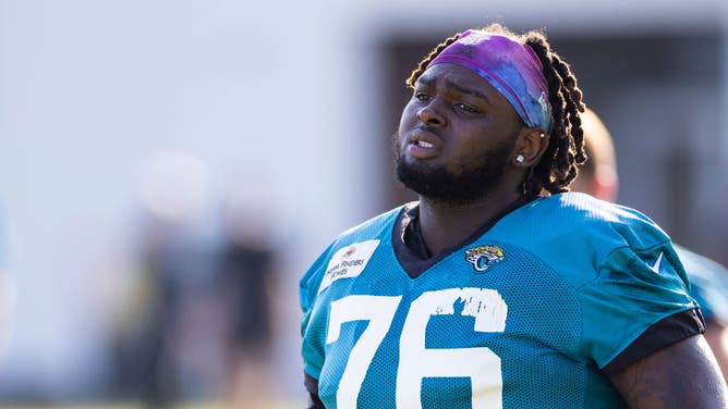 The Jacksonville Jaguars are counting on rookie Anton Harrison to help fix the offensive line issues that plagued the AFC South champions last NFL season.