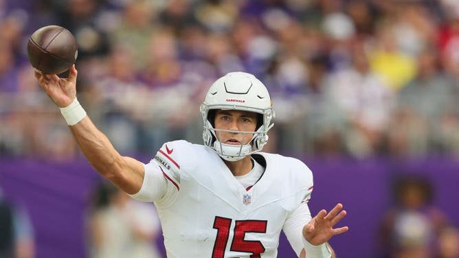 Rookie Clayton Tune of the Arizona Cardinals is battling to become the team's starting quarterback for head coach Jonathan Gannon while Kyler Murray continues to rehab from injury.