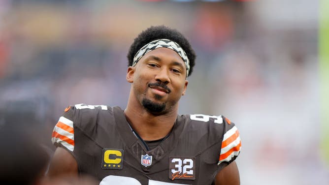 Cleveland Browns pass rusher Myles Garrett had some interesting pre-snap movements against the Bengals and Kevin Stefanski likes it.