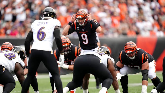 Bengals Joe Burrow has a calf injury but he seemed to play better late in Ravens game.